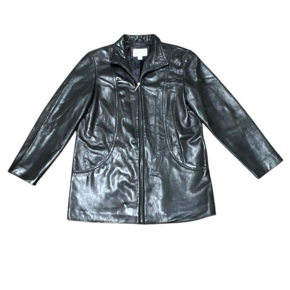 Worthington Women's Genuine Lambskin Leather Jacket Size M